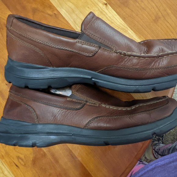 Rockport XCS Men's 12W Brown Loafers-Used Condition - Picture 2 of 8